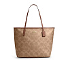 Сумка Coach City Tote maxi logo (Gold/Tan/Brown)
